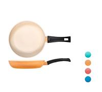 H&H Joyful Non-Stick Frying Pan, Aluminium, 22 cm, Colorful, Summer