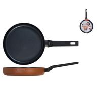 H&h Pan Non-Stick Paprika Borghese CMS 28, Black