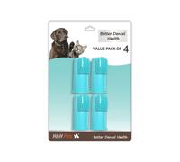 H&H Pets Professional Dog Finger Toothbrush by ,Pack of 4