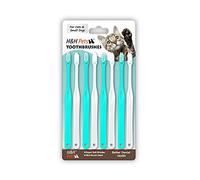 H&H Pets Toothbrush for Small Dogs & Cats - Soft and Gentle Toothbrush Designed for Cats, Puppies, and XS Breed Dogs Like Teacups, Chihuahuas, Yorkshire, and Poodle, 8 Count Pack