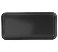 H&H, Rectangular Tray in Black Melamine 40 x 20 cm - Elegant and Durable for Serving Appetizers, Finger Food, Sushi - Ideal for Home, Bars, Gastronomy, Catering and Ho.Re.Ca.