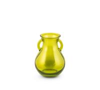 H&H Recycled Glass Vase Green 16 Cm
