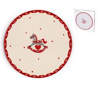 H&H Round Cake Plate Ceramic 30 Cm