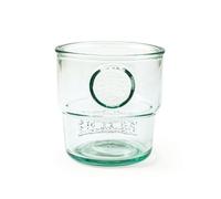 H&H Ryci uth Set of 6 Recycled Glass Tumblers, Stackable, 320cc