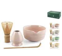 H&H Set Of 4 Assorted Matcha Tea Porcelain (Random Color)