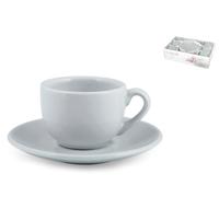 H&H Set Of 6 Coffee Cups With Saucer Ceramic Gabriell Blue CC 100