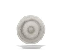 H&H Set Of 6 Fruit Plates Selene In Melamine, Gray 23 Cm