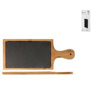 H&H Slate And Bamboo Cutting Board 17X40 Cm