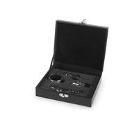 H&H Sommelier Set In Black Wood 5 Pieces