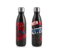 H&H Spiderman Black Marvel Stainless Steel Thermos 0.5L