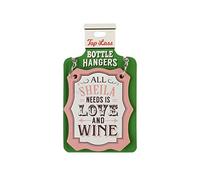 H&H Top Lass Bottle Hanger - Bottle Decoration - Novelty Gift - Personalised to The Name of"Sheila"