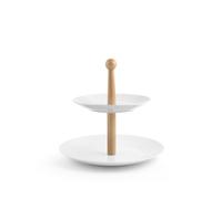 H&H Two-Tier Stand With Handle, Diameter 19 Cm And 27 Cm