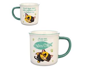 H&H Wags & Whiskers Mug - Calico Cat