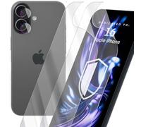 H HARDY 7H Hybrid Glass Screen Protector + Camera Lens Apple iPhone 16