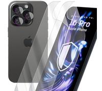 H HARDY 7H Hybrid Glass Screen Protector + Camera Lens Apple iPhone 16 Pro