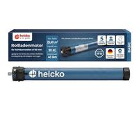 h Heicko roller shutter motor, 40 Nm, up to 90 kg pulling force, for 60 mm 8-sided roller shutter shafts, awning motor, roller shutter motor with mechanical limit switches (1 piece)
