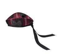 H HIGHLAND REDSTONE Glengarry Cap-Traditional Scottish Hat, Acrylic Wool Tartan Glengarry hat, Kilts/Bagpipes Accessories (UK, Alpha, One Size, Crawford)