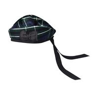 H HIGHLAND REDSTONE Glengarry Cap-Traditional Scottish Hat, Acrylic Wool Tartan Glengarry hat, Kilts/Bagpipes Accessories (UK, Alpha, One Size, Graham-Modern)