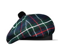 H HIGHLAND REDSTONE Scottish Hat Tam o Shanter Scottish Bonnet Tartan hat Acrylic Wool with Pompom (UK, Alpha, One Size, Mackenzie)