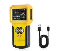 H HoldPeak Geiger Counter 3 Alarm Modes Portable Nuclear Radiation Detector | Rechargeable Beta Gamma X-ray Radiation MonitorMeter , 0.00-10000 μSv/h, 5 Dosage Units Switched, Survival Kit