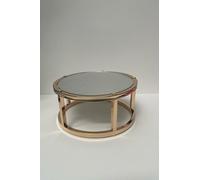 H Homedelight1234 Round Metal Cake Raisers, Gold, Wedding Cake Separators, Decorative Display Stand (22cm D x 10cm H / 8.7” D x 3.9” cm H)