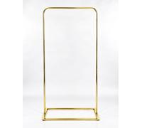 H Homedelight1234 Wedding Arch Metal Frame Stand, Gold/Black/Silver, Decorative Backdrop Display for Events and Home, welcome sign frame stand (GOLD, 200CM/79'' HIGH)