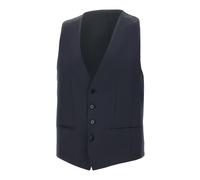 BOSS Slim-fit waistcoat in virgin-wool serge - Style H-Huge-Vest-B1, 50469160 Dark Blue 36R