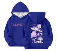 H-Hunters Hoodies for Kids Girls Boys, H-Huntrix Hip Hop K pop Hunter Costume Hoodies, K Pop D-Demon H-Hunters Merch Y2k Pullover Carton Print Sweatshirt