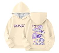 H-Hunters Hoodies for Kids Girls Boys, H-Huntrix Hip Hop K pop Hunter Costume Hoodies, K Pop D-Demon H-Hunters Merch Y2k Pullover Carton Print Sweatshirt