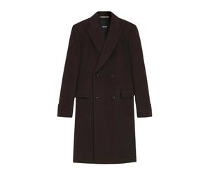 H Hyde DB Peak 254 Coat - male - Boss - Double-Breasted Coats - Brown - L - Coats L