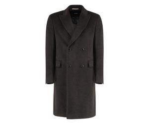 H-Hyde DB Peak Coat - male - Boss - Double-Breasted Coats - Brown - M - Coats M