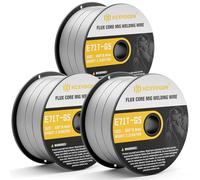 H HZXVOGEN 1KG 0.8MM Flux Core Welding Wire, E71T-GS Gasless MIG Welding Wire for Carbon Steel and Mild Steel, Compatible with Most MIG Welders, 3PCS