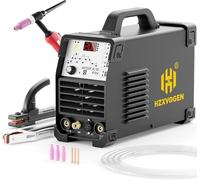 H HZXVOGEN TIG Welder AC/DC 200A with Pulse, 240V 6-in-1 MultiProcess Aluminum TIG Welding Machine with Square Wave/Stick/2T/4T Welder Machine, Digital IGBT Inverter HF TIG Welder, HVT250P