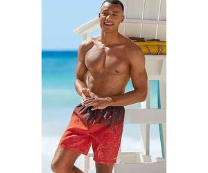 H.I.S Colour Gradient Swim Shorts Red