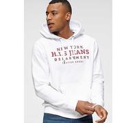 H.I.S Logo Print Hoodie White