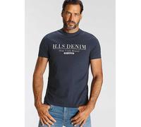 H.I.S Logo Print Short Sleeve T-Shirt Navy