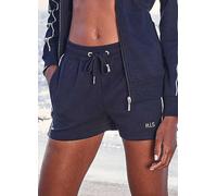 H.I.S Logo Print Shorts Navy