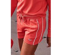 H.I.S Logo Print Shorts Red