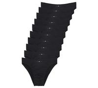 H.I.S Men's Basic Briefs, 10 x Black, 3XL (Pack of 10)