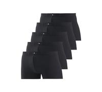 H.I.S Men's Fh-50b Boxer Shorts, 5 x Black, M (Pack of 5)