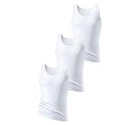 H.I.S Men's Vest (Pack of 3), White, L