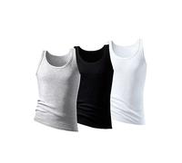 H.I.S Pack of 3 Undershirts Grey