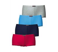 H.I.S Pack of 4 Jersey Shorties 4 X Multi