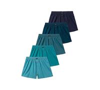 H.I.S Pack of 5 Wide Boxer Shorts White