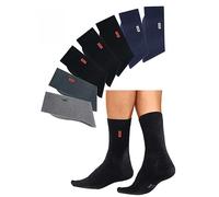 H.I.S Pack of 7 Socks Black/grey Marl/anthracite/navy