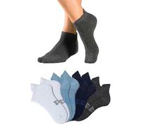 H.I.S Pack of 8 Trainer Socks Navy