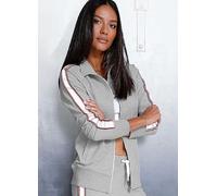 H.I.S Stripe Jacket Grey Marl