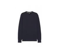 BOSS Mens H-Imberto Cotton Sweater with Knitted Structure