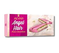 H&Jodie's Alyan Angel Hair Chocolate (160g) Pink Chocolate with Turkish Cotton Candy & Pistachio, Dubai Pink Sweet Perfect for any occassions