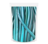 H&Jodie's Giant Blackcurrant Candy Cables x 5-100cm long cables into pieces, each chewy cables has busrt of juicy flavour, Perfect for sharing & adding a fruity twist (Blackcurrent Flavour)